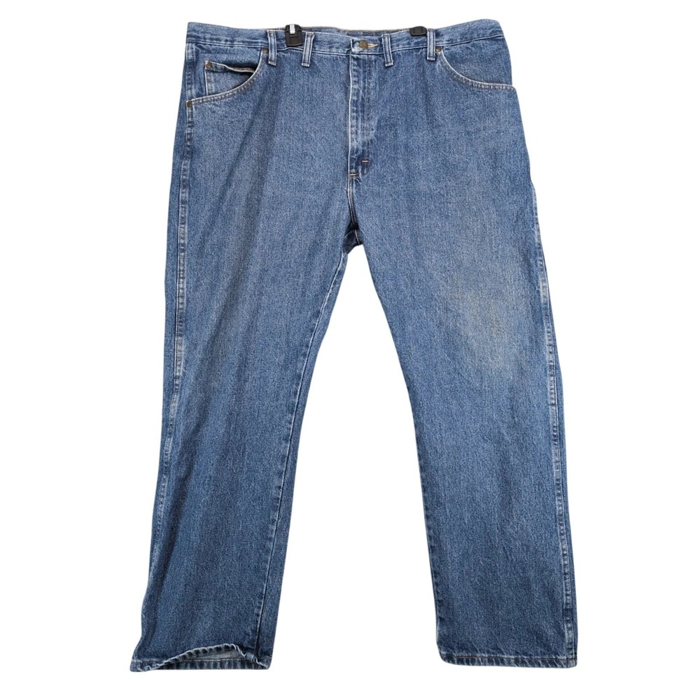Wrangler Regular Fit Jeans Mens 44x30" Premium Quality Workwear Western Country